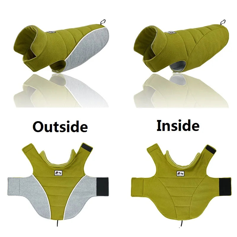 High Quality Dog Clothes Reversible Dog Winter Coat