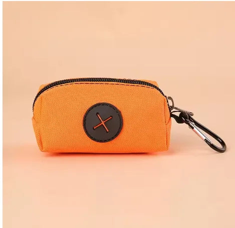 Dog Poop Bag Holder with Carabiner Clip