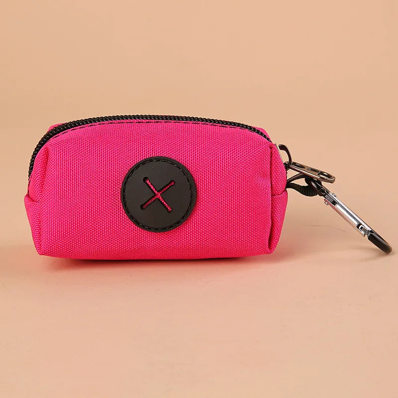 Dog Poop Bag Holder with Carabiner Clip