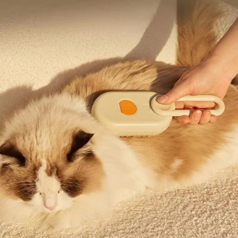 Cat And Dog Pet Steam Spray Massage Brush Comb
