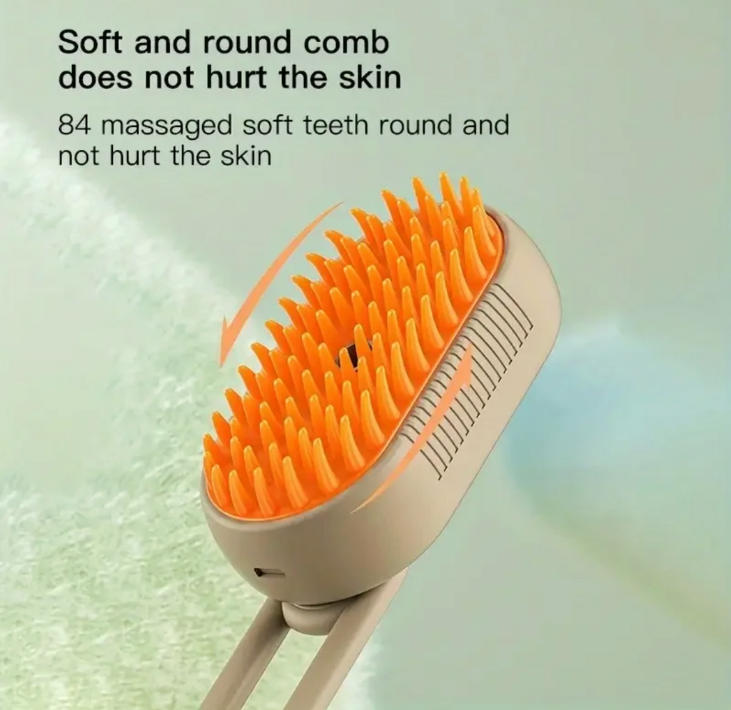 Cat And Dog Pet Steam Spray Massage Brush Comb