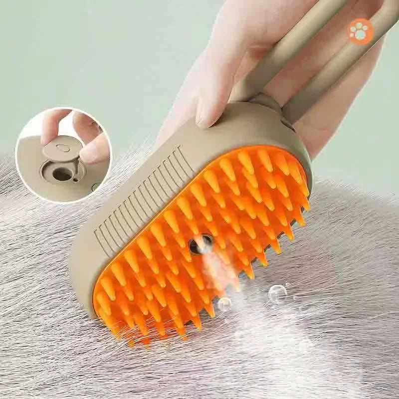 Cat And Dog Pet Steam Spray Massage Brush Comb