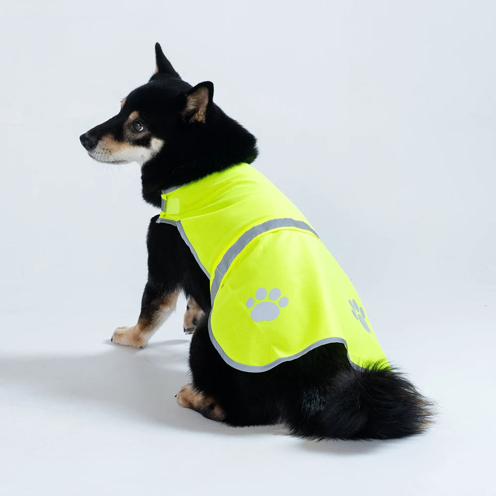 Dog Reflective and Fluorescent High Visibility Dog Jacket