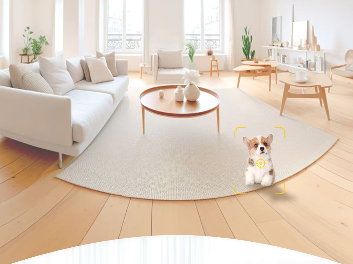 Boykeep Pet Dog Camera with Phone App, 5G/2.4GHz WiFi Indoor Security Baby Camera, 360° Pan & Tilt, 2-Way Audio, Night Vision