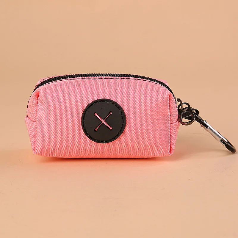 Dog Poop Bag Holder with Carabiner Clip